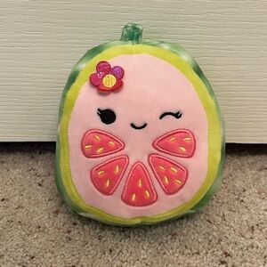Squishmallows 5” Lena The Guava Fruit Plush Stuffed Toy NWOT